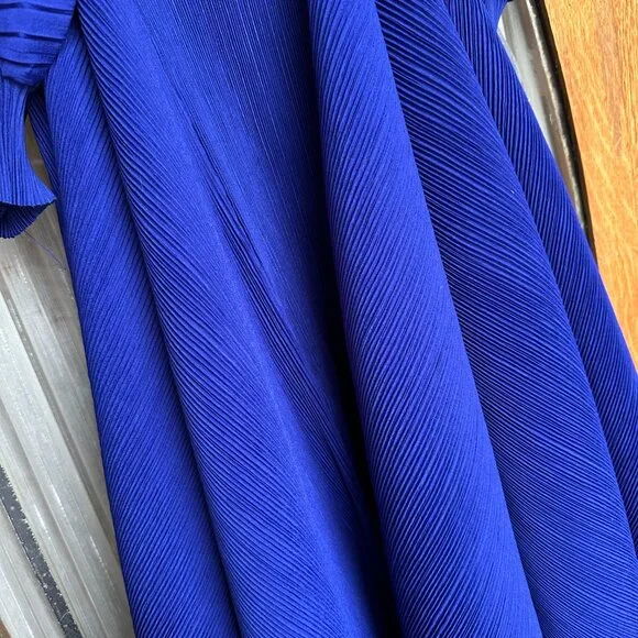 Beulah Style Royal Blue Special Occasion Midi Dress - Picture 8 of 9